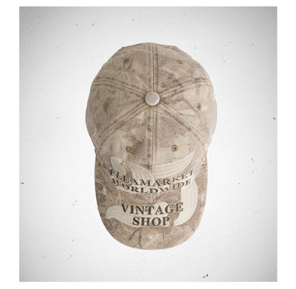 Washed Letter Embroidered Baseball Cap – Vintage Contrast Unisex – cap | japanese streetwear | vintage workwear | unisex | Yamalinclothes