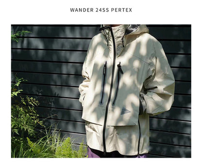 Japanese Outdoor 24SS Pertex Windproof Waterproof Casual Full Laminated 5-Color Jacket – Japanese vintage | yamalin clothes | Yamalinclothes