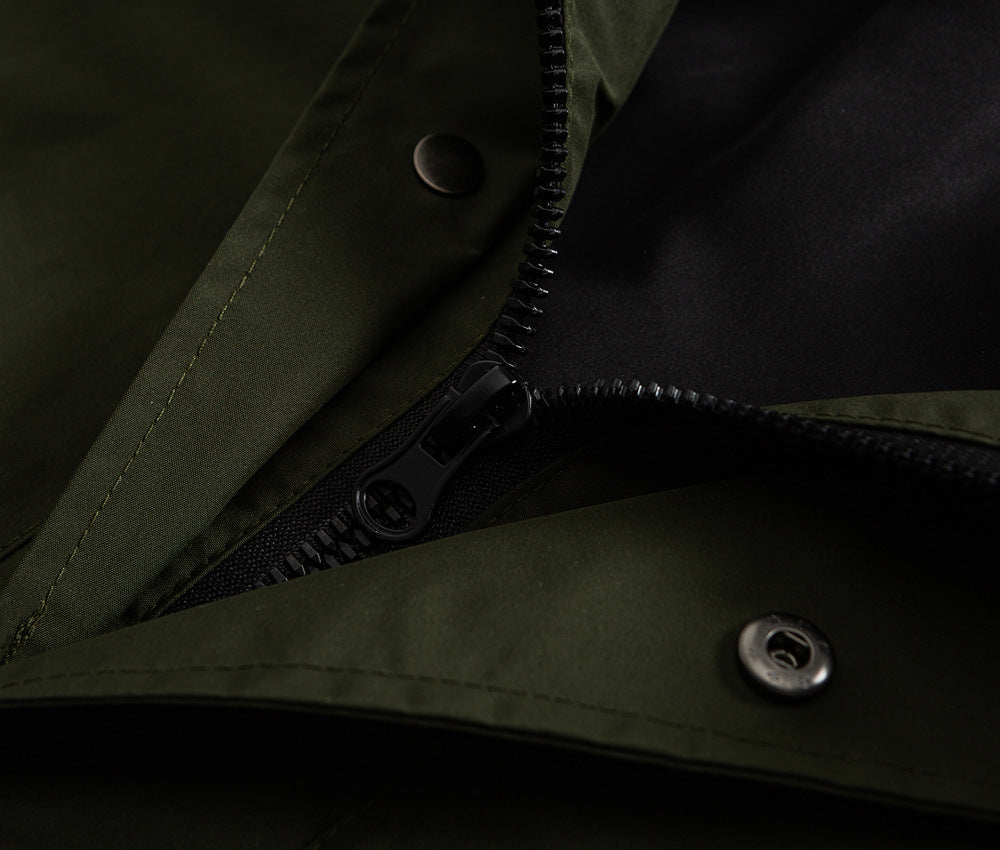 M65 Military Midi Trench Coat – Oversized Unisex Parka Jacket