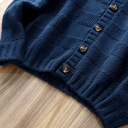100% Wool Knit Cardigan – Heavyweight Old-School Workwear Men – Japanese vintage | yamalin clothes | Yamalinclothes