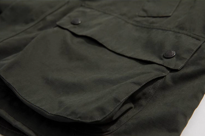 American Retro Military Hunting Jacket – Loose Lapel Drop Shoulder Casual Coat for Men – Japanese vintage | yamalin clothes | Yamalinclothes
