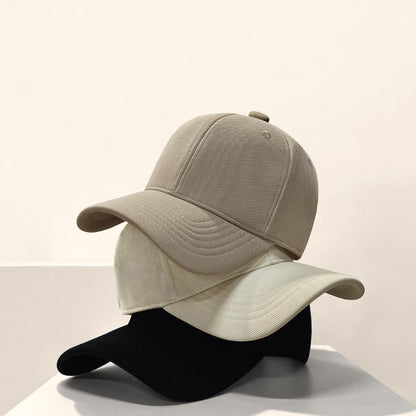 Solid Color Hard Brim Baseball Cap – Cotton Adjustable Unisex Sun Hat – cap | japanese streetwear | vintage workwear | unisex | Yamalinclothes