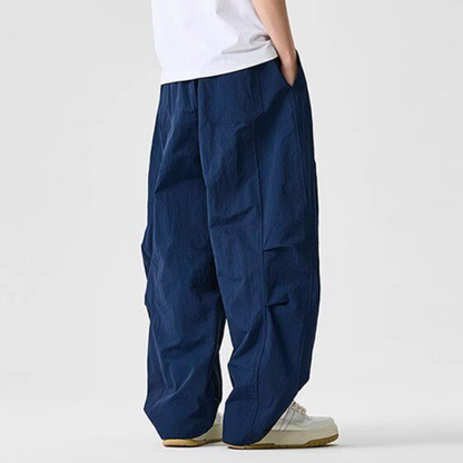 Lightweight Quick-Dry Wide-Leg Straight Pants – Loose Retro Casual Summer Unisex