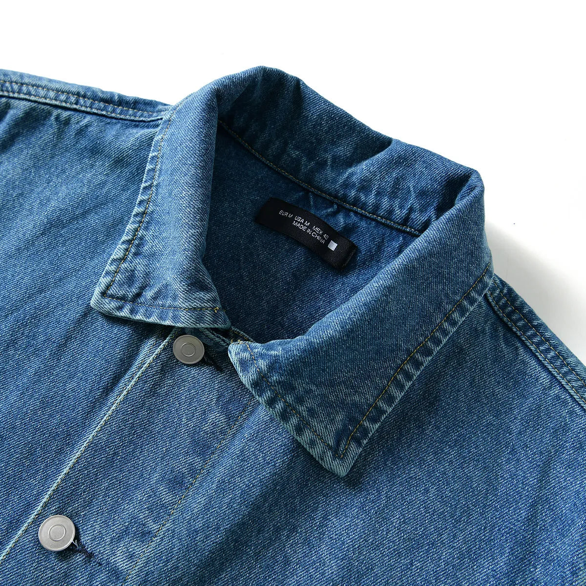 Cotton Washed Soft Lapel Denim Jacket – Casual Loose Men’s Spring Streetwear Coat – Japanese vintage | yamalin clothes | Yamalinclothes