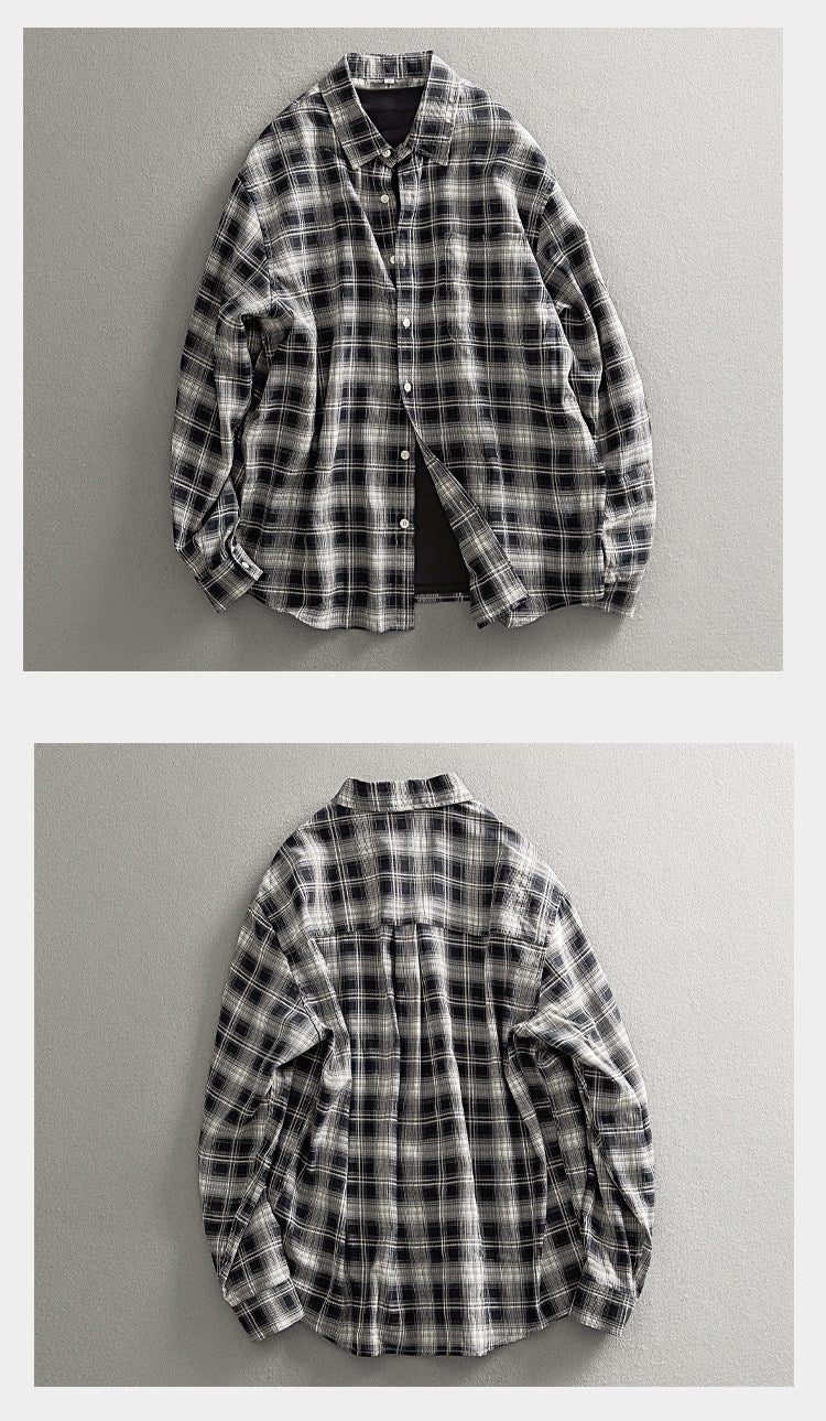 Plaid Shirt – Relaxed Fit & Chest Pocket | Yamalinclothes
