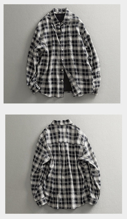 Plaid Shirt – Relaxed Fit & Chest Pocket | Yamalinclothes