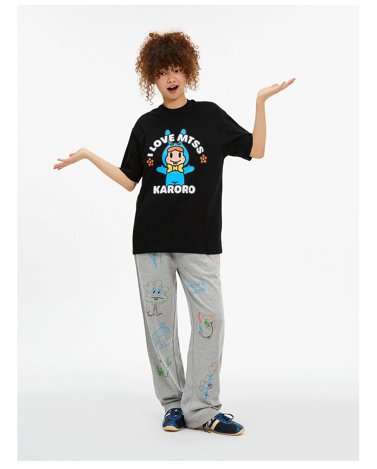 [Spring New Product] I LOVE MTSS Short Sleeve T-Shirt Couple Style 250g