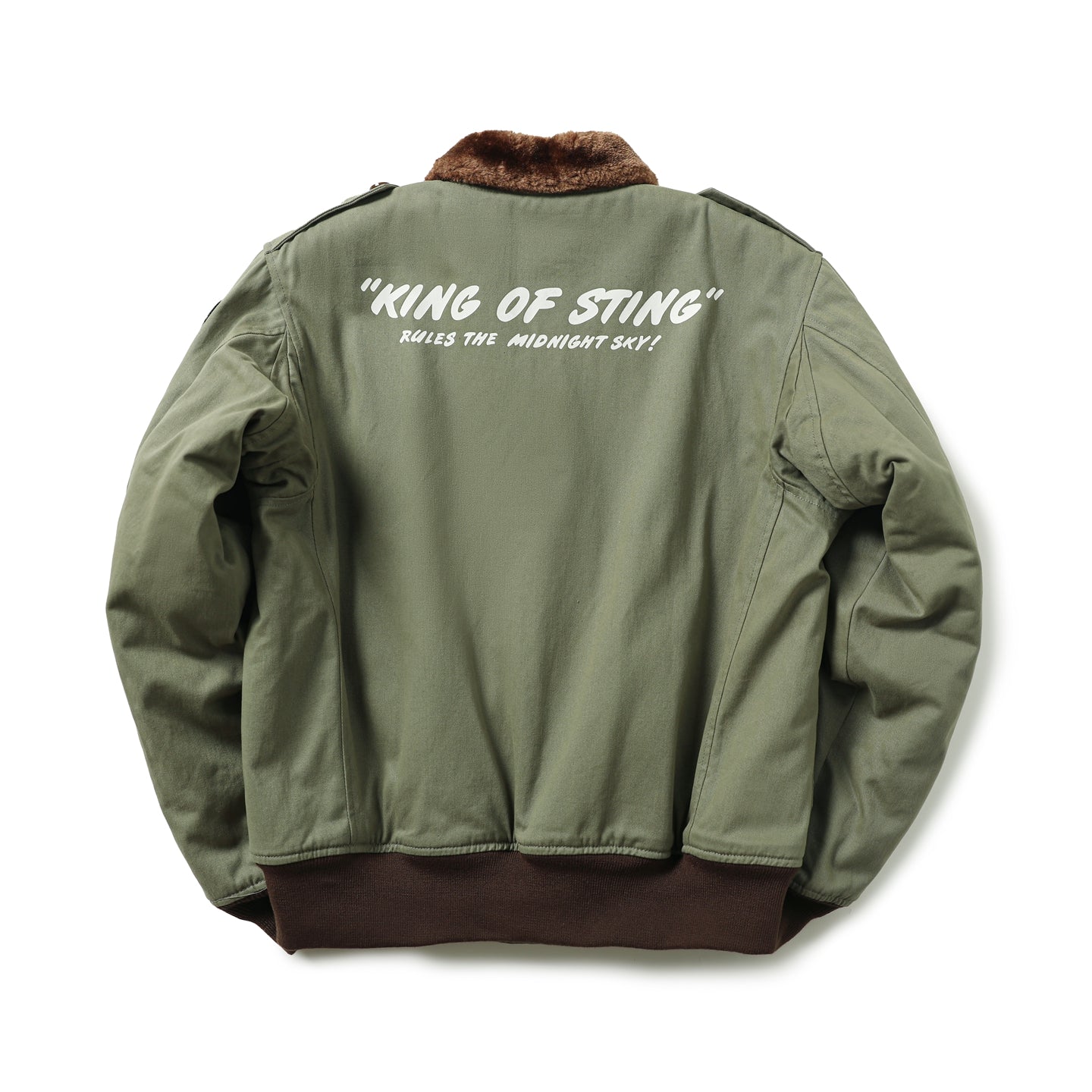 Cotton Shell with Wool-Liner, American-Style Pilot Jacket (Unisex)