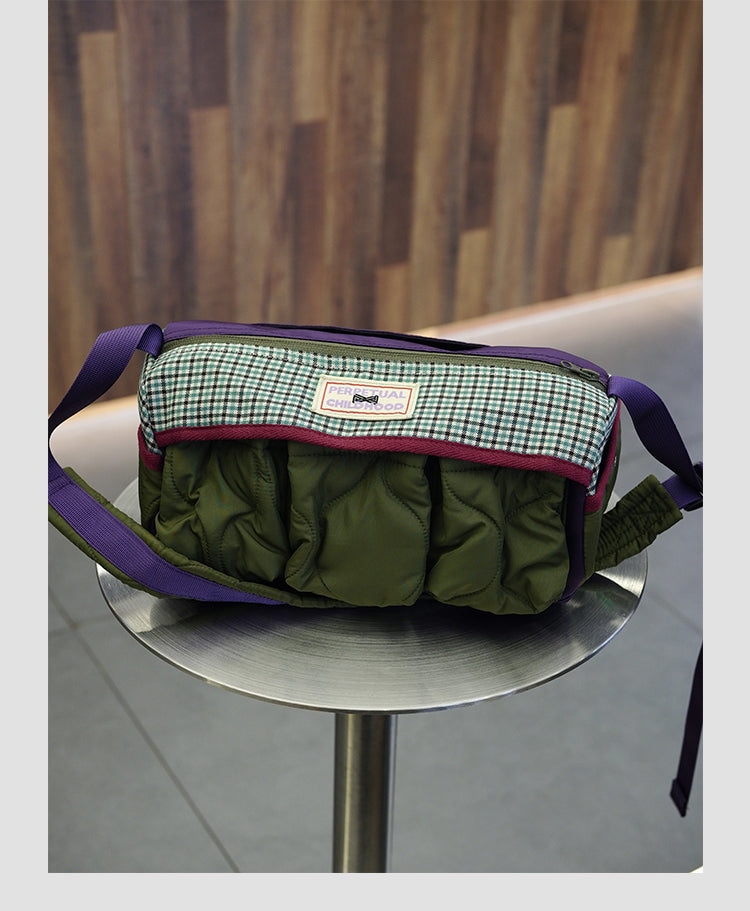 Original Design Autumn and Winter Shoulder Bag Fashion Messenger Bag Niche Lightweight Boston Bags Women