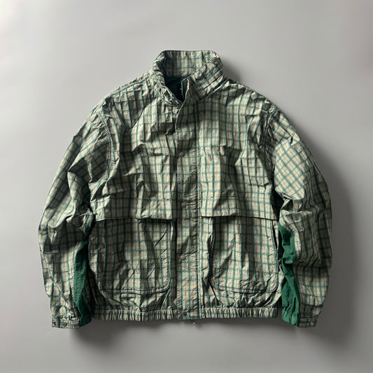 American Vintage Mesh Plaid Jacket - Breathable Workwear Outdoor Coat