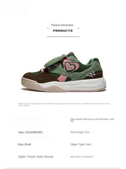 GOST&XAVIER Collaboration Casual Sneakers "Unforgettable Love"