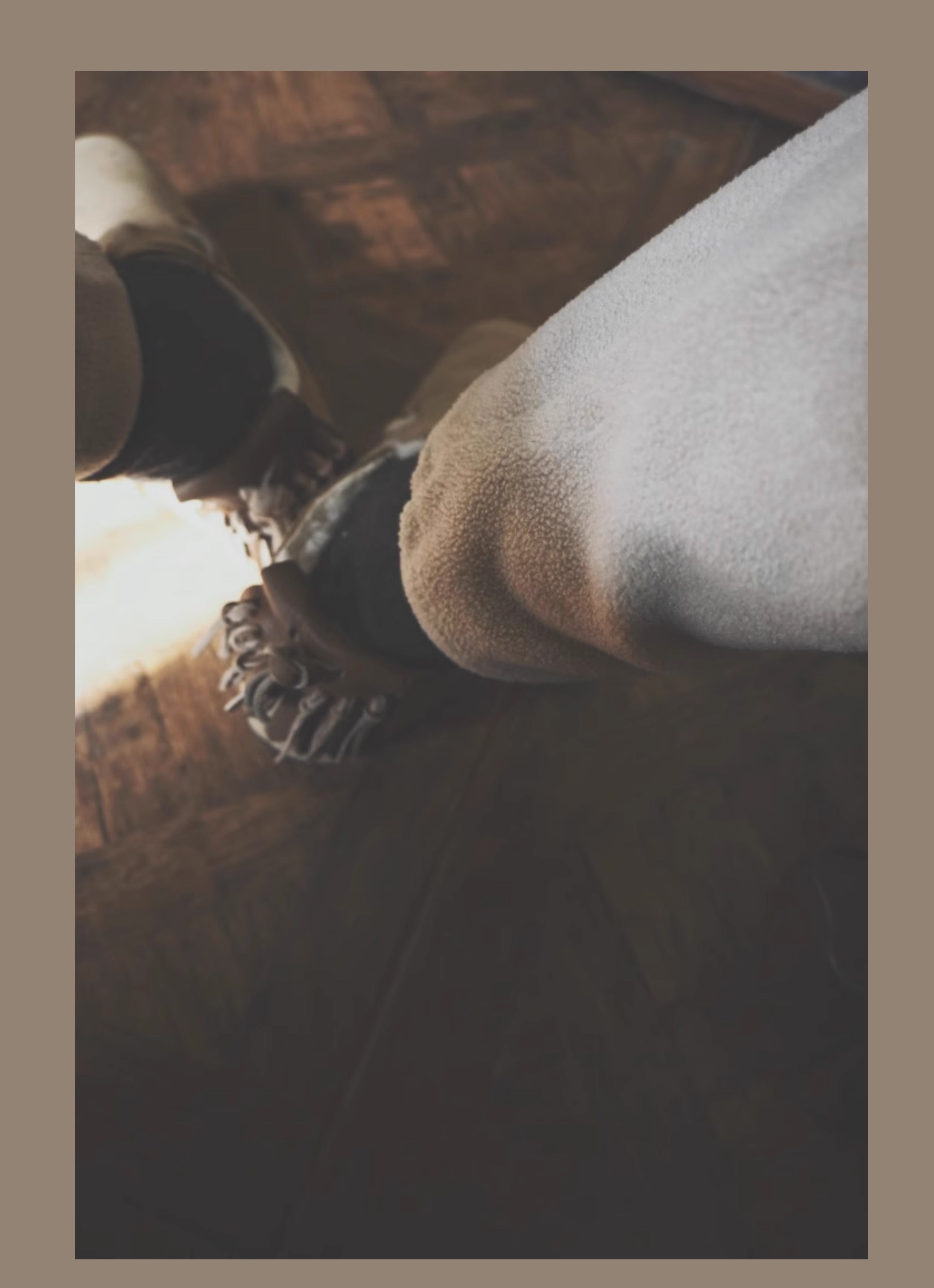 Sonofloong Vintage Genuine Leather Slippers - Deerskin Tassel Sheepskin Fur Closed-Toe Birkenstock Style