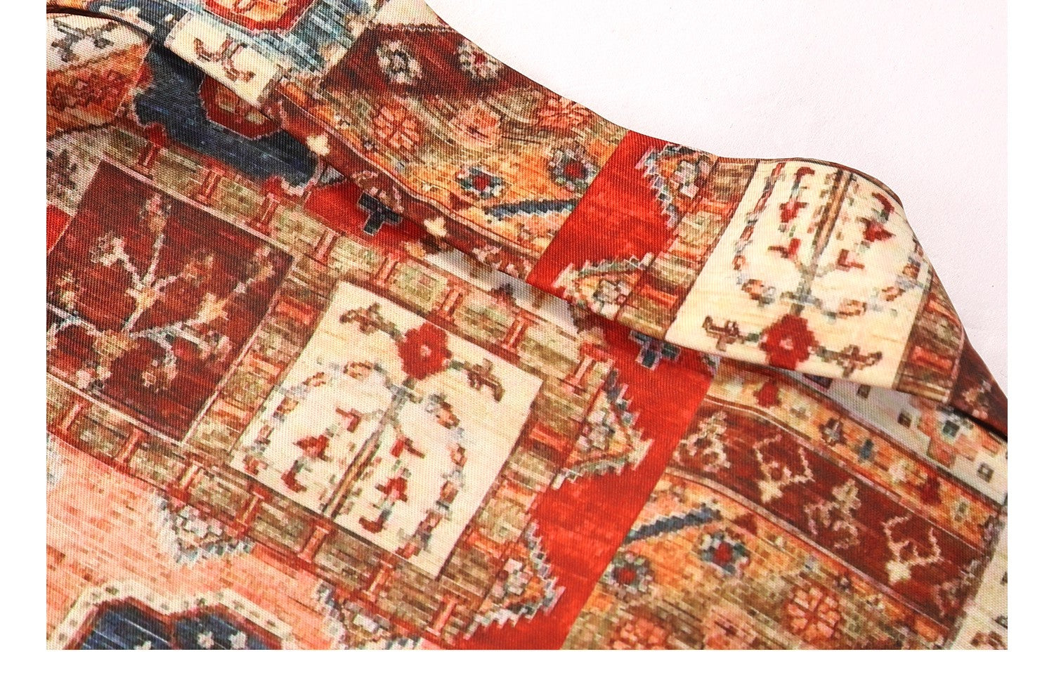 Made Zoo 25SS Patchwork Cuban Collar Shirt – Thin Loose Unisex Summer Piece