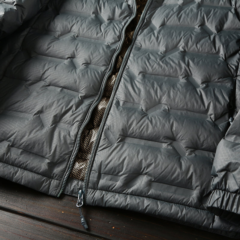 Men's Plus Size Hooded Down Jacket - Export Overstock Fully Glued Filled Lightweight Warm Autumn Winter Coat