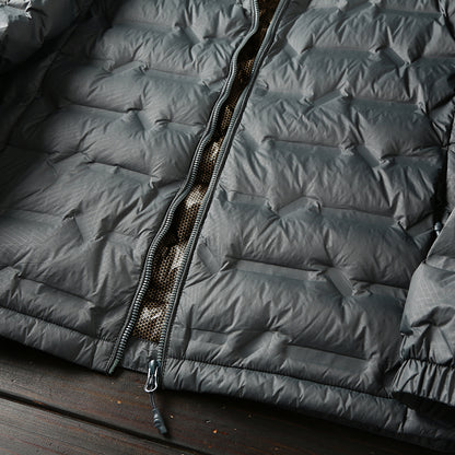 Men's Plus Size Hooded Down Jacket - Export Overstock Fully Glued Filled Lightweight Warm Autumn Winter Coat