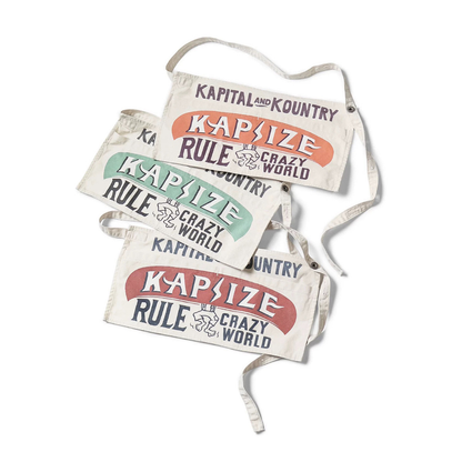 Japanese Vintage Letter Canvas Denim Apron Waist Bag – Niche Unisex Accessory
