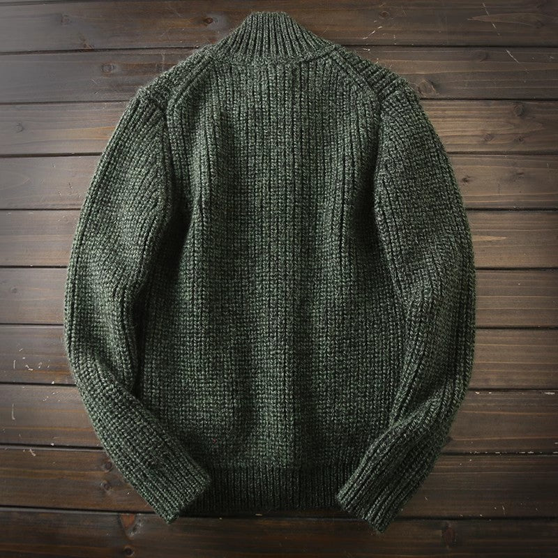 Heavy rare! Italy order men's autumn and winter thick sweater s cardigan clothescoat