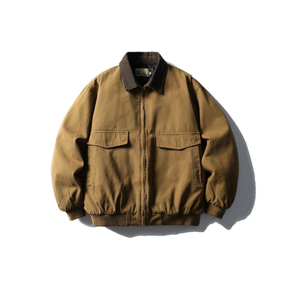 American Retro Washed Workwear Cotton Jacket - Thickened Winter Coat 2025 (Men)