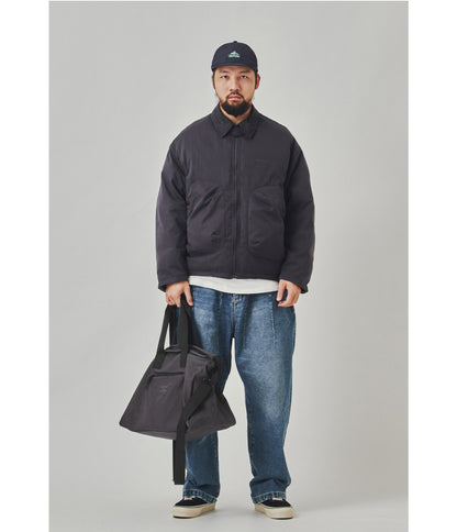 Reversible Plaid Cotton Jacket - Thick Double-Sided Multi-Pocket Coat (Men)