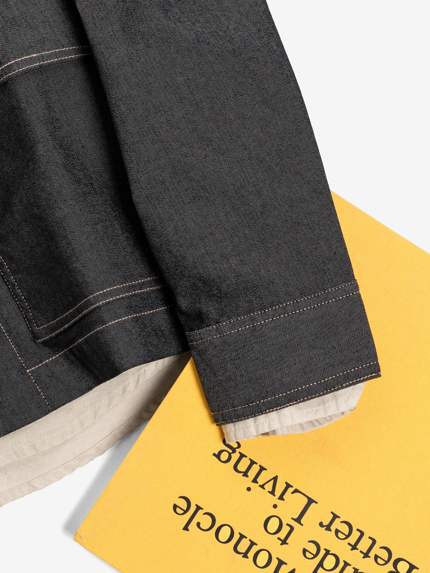 Spring and Autumn Premium Sports Denim Xinjiang Cotton Minimalist Zero Pressure Lightweight Denim Jacket