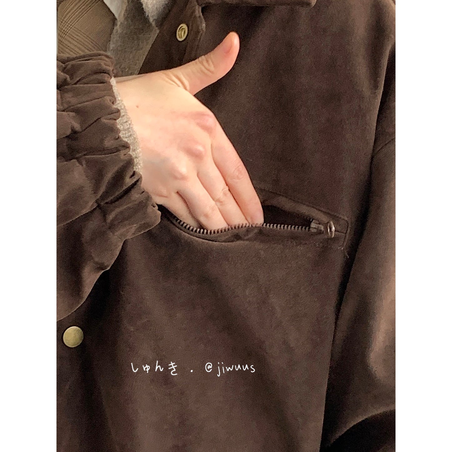 Melad Retro Suede Down Jacket - Japanese Style Casual Coat (Unisex)