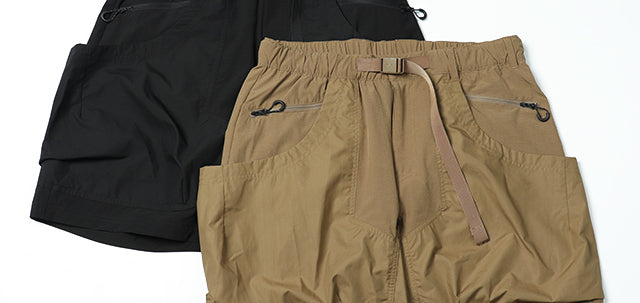 Japanese Style Outdoor Lightweight Functional Waterproof Shorts Loose Casual Large Pocket Cargo Shorts Summer