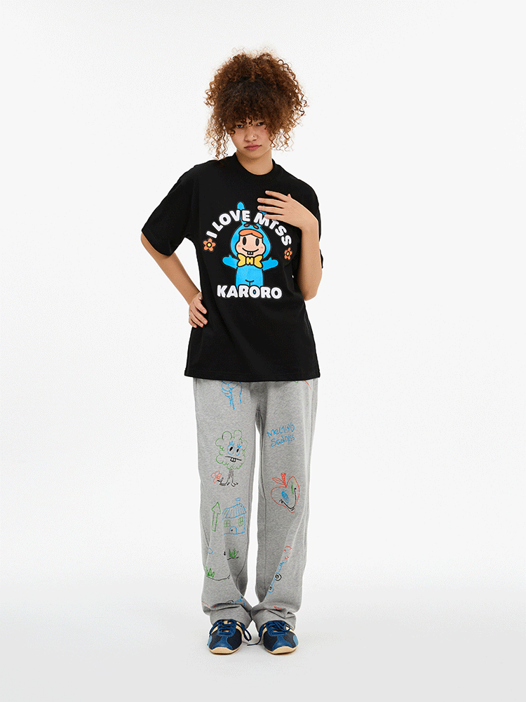 [Spring New Product] I LOVE MTSS Short Sleeve T-Shirt Couple Style 250g