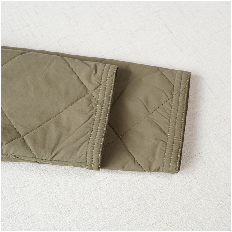 Warm Mid-Length Hooded Quilted Cotton Jacket – Loose, Retro Japanese Outerwear for Women