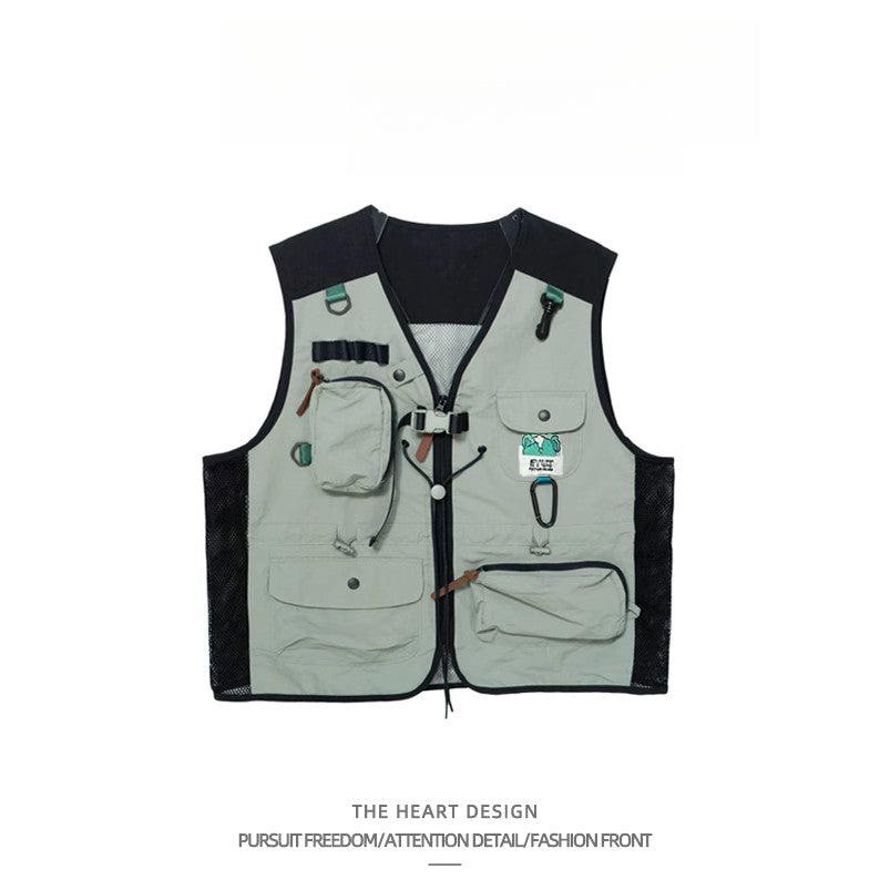 Unisex Kapital Japanese Retro Rose Red Portrait Knitted Cardigan – Niche Design High Street Fashion Sweater