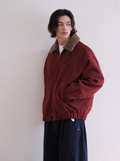 Coke Life Carpem Short Winter Cotton Jacket - Retro Fur Collar Thickened Warm Fashionable Coat