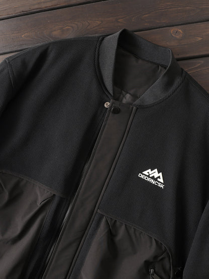 Men's Plus Size Autumn Winter Warm Cotton Jacket - European American Export Thickened Baseball Collar Outerwear