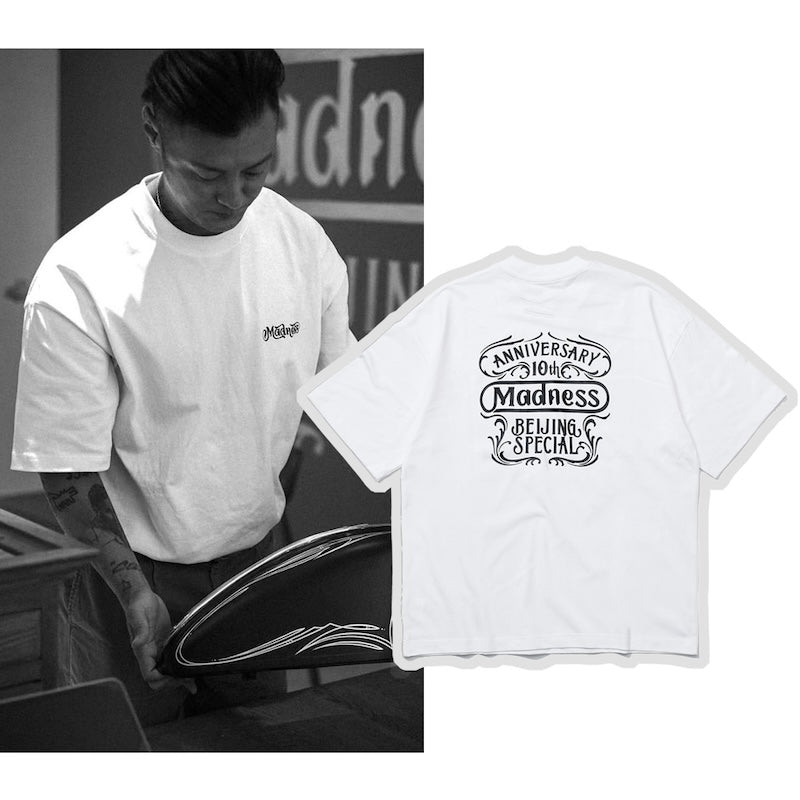 Heavy Short-Sleeved T-shirt Japanese-Style Retro