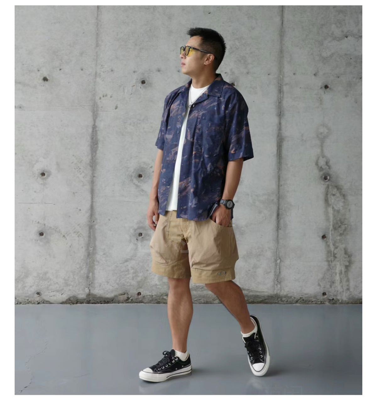 Japanese Style Outdoor Lightweight Functional Waterproof Shorts Loose Casual Large Pocket Cargo Shorts Summer