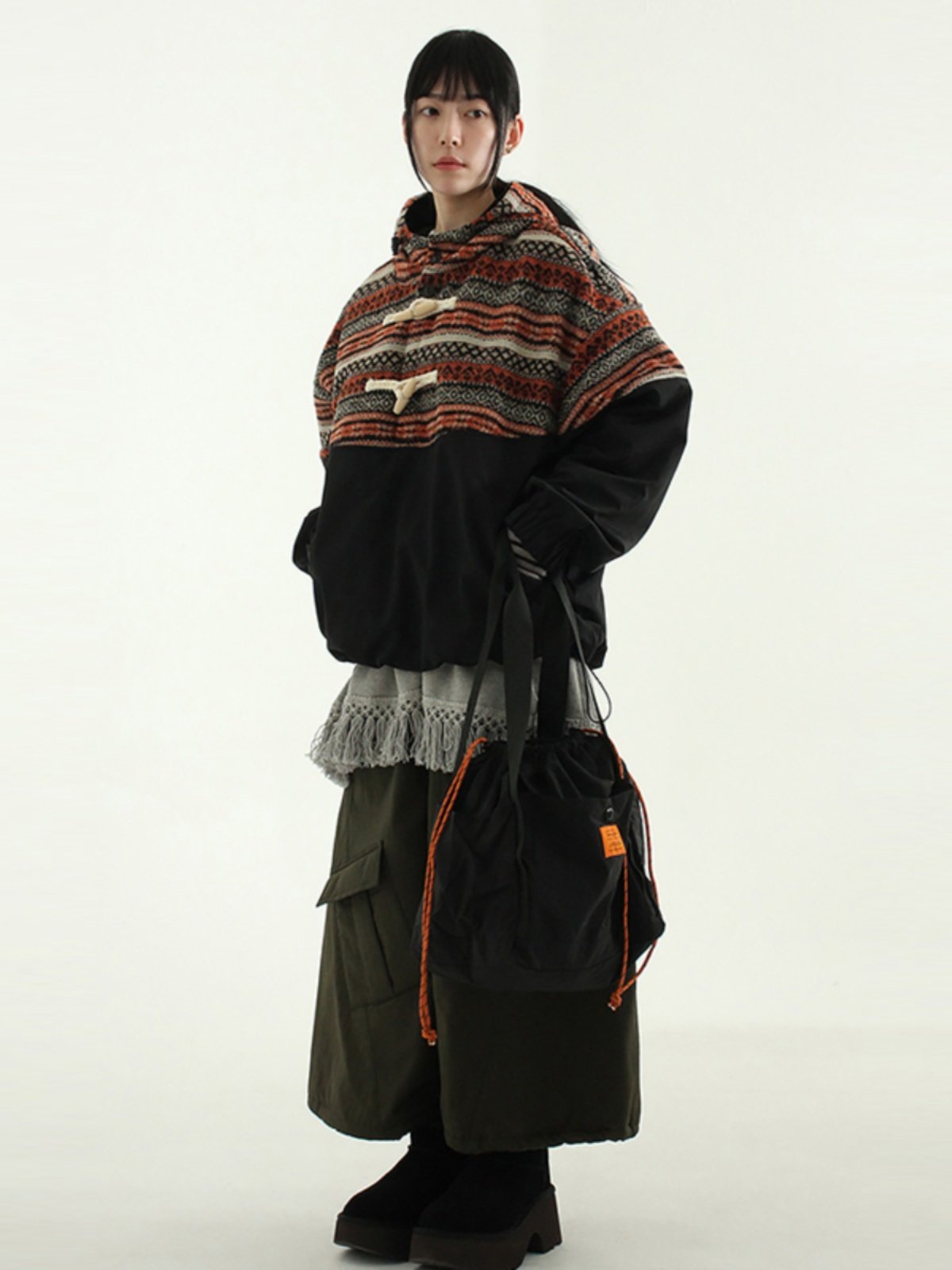 Nordic Toggle Button Hooded Anorak - 25AW Winter Jacket (Unisex)