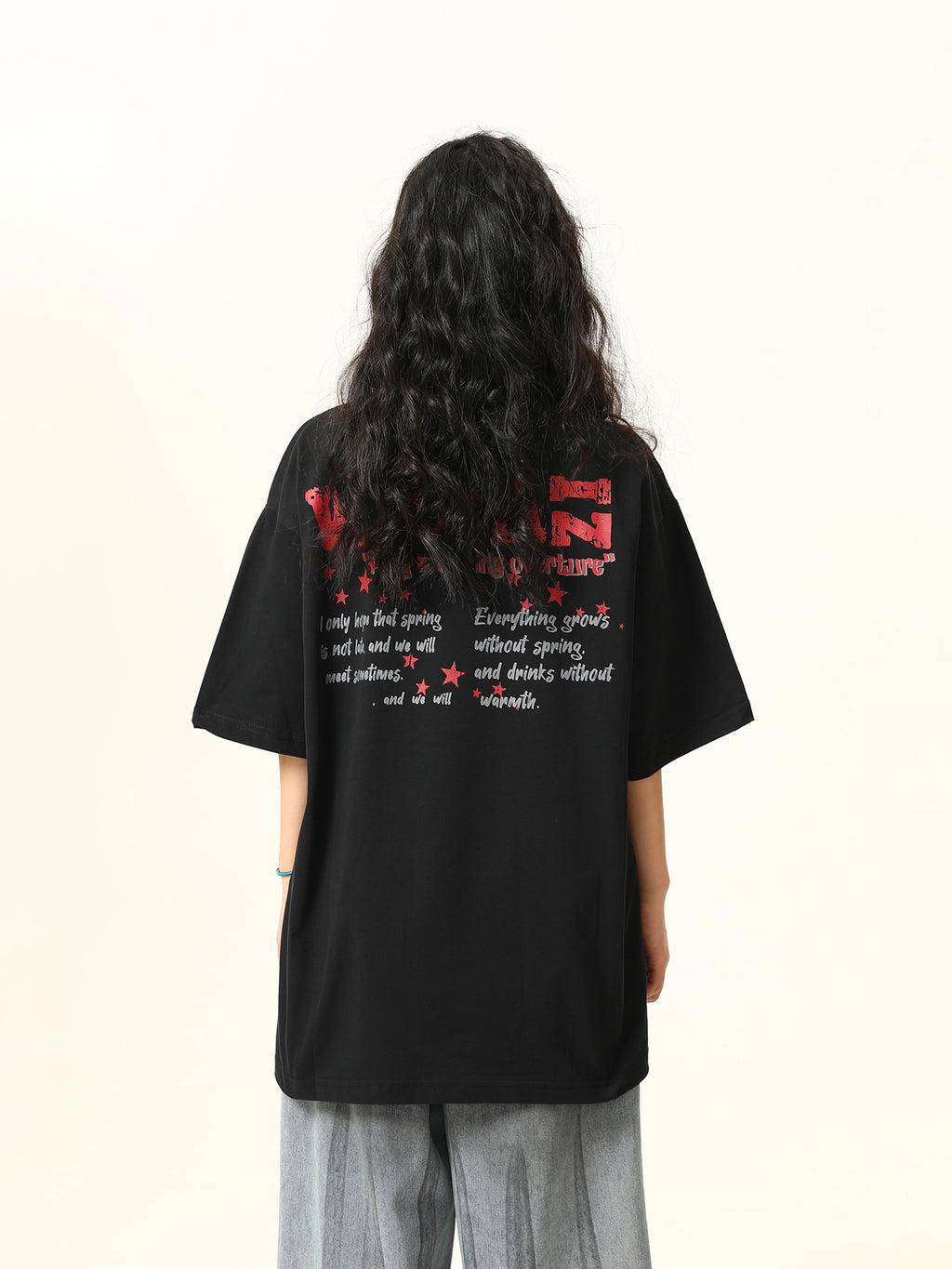 2025 Summer New Original American Retro Short Sleeve T-Shirt Unisex Niche Print Trendy Brand Tee