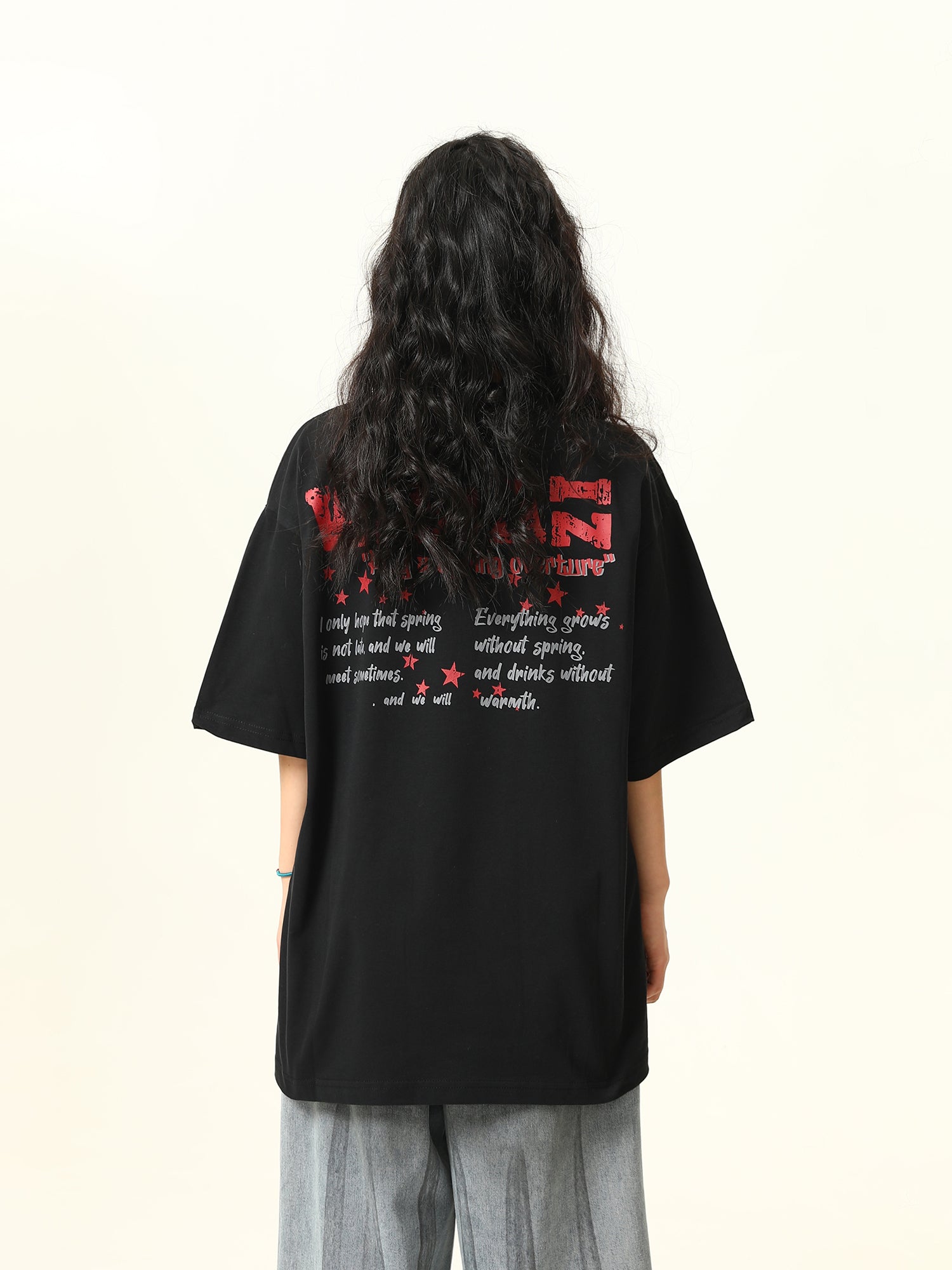 2025 Summer New Original American Retro Short Sleeve T-Shirt Unisex Niche Print Trendy Brand Tee