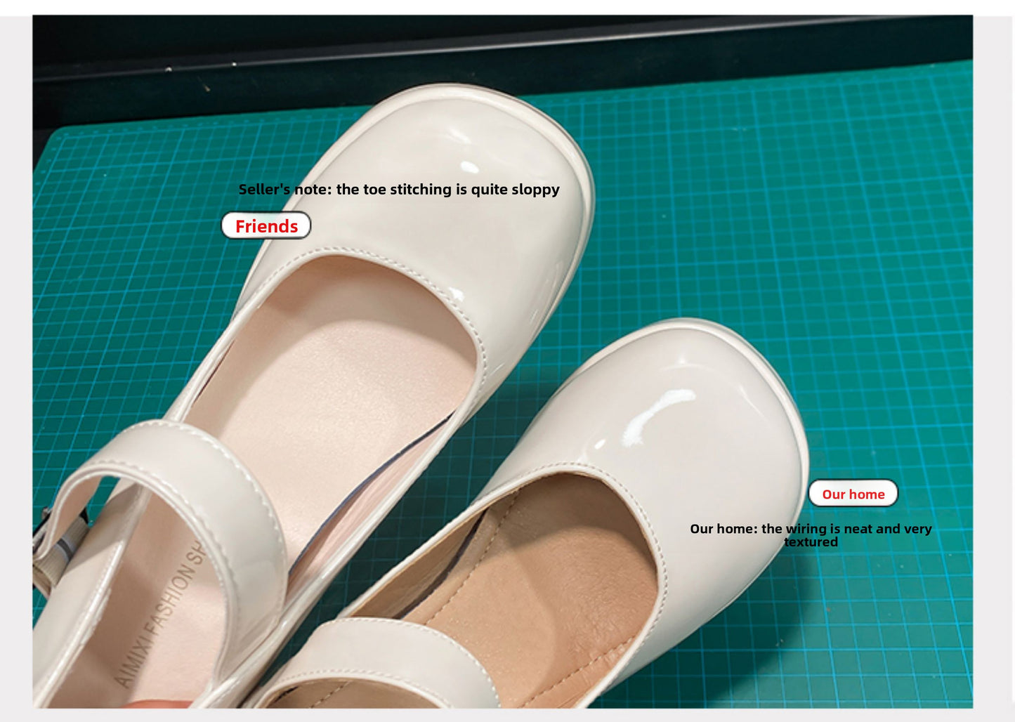 Women's French Style Mary Jane Wedding Shoes - Waterproof Platform Chunky Heel Elegant Bridesmaid Shoes