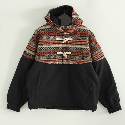 Nordic Toggle Button Hooded Anorak - 25AW Winter Jacket (Unisex)
