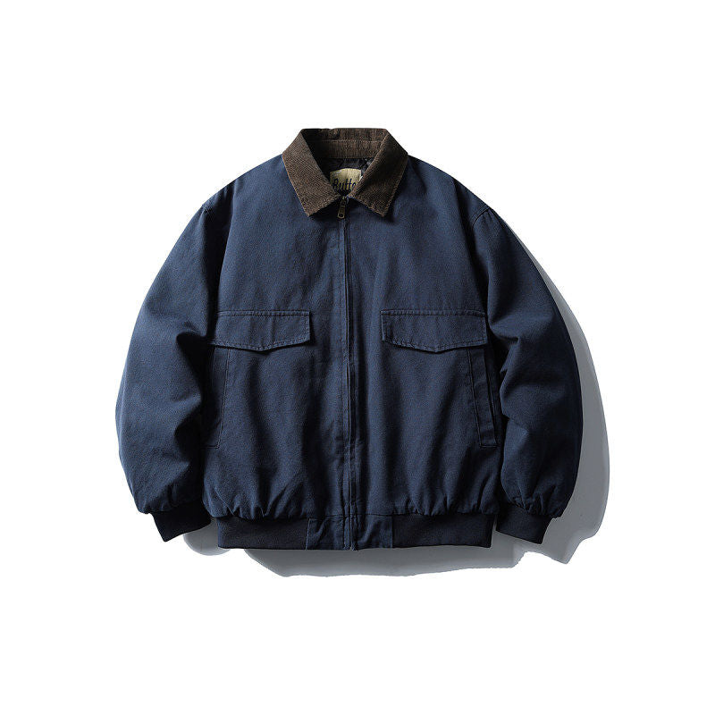 American Retro Washed Workwear Cotton Jacket - Thickened Winter Coat 2025 (Men)