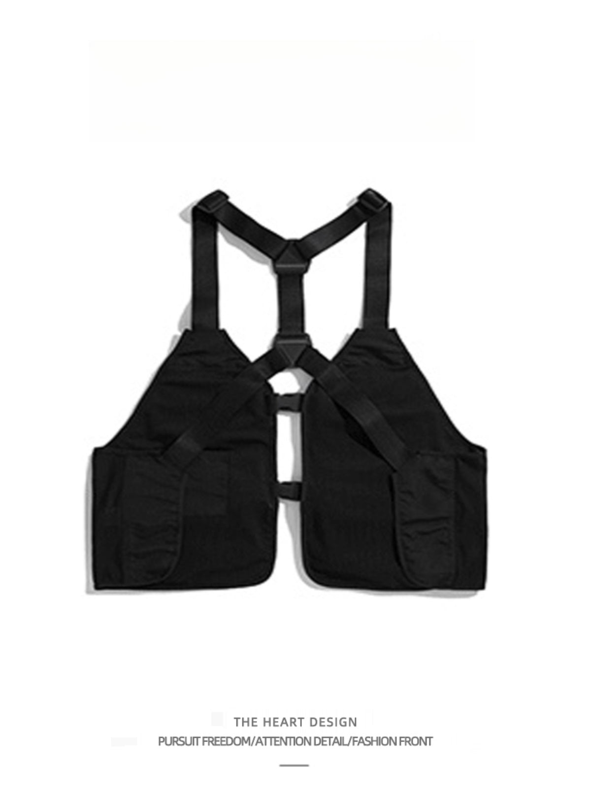 Men's Mountain-Style Outdoor Workwear Vest – High Street Casual Multi-Pocket Vest Jacket for Autumn & Winter