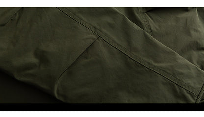 Japanese Retro Swallowtail Hooded Trench Coat – Mid-Length Loose Unisex Spring