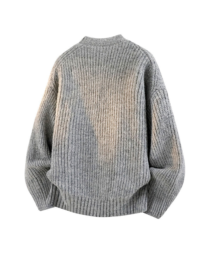 Japanese Woolen Knit Cardigan – Lazy Style Men's Sweater – Japanese vintage | yamalin clothes | Yamalinclothes