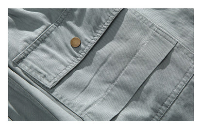 American Vintage Heavyweight Double Pleated Cargo Pants – Wide Leg Drawstring Workwear Trousers for Men | Japanese vintage | yamalin clothes | Yamalinclothes
