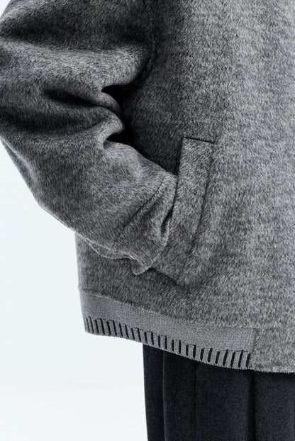 100% Wool Double-Faced Wool Jacket – Japanese Loose Unisex – Coats Jackets | japanese streetwear | vintage workwear | unisex | Yamalinclothes