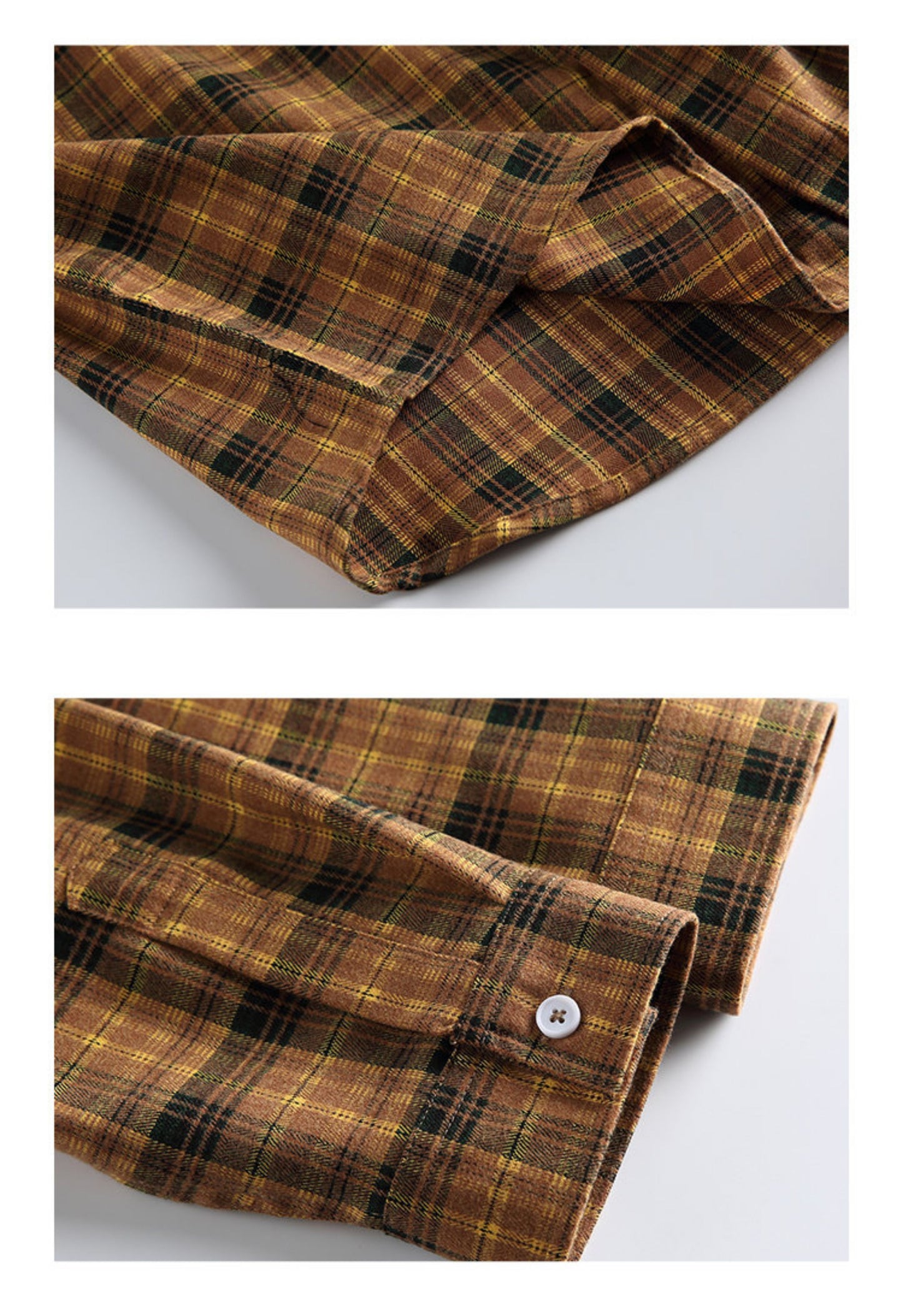 Japanese Vintage Plaid Long Sleeve Lapel Shirt Jacket – Loose Unisex Casual