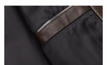 American Vintage Warm Earth-Tone Cargo Jacket – Relaxed Men's Spring Autumn Coat