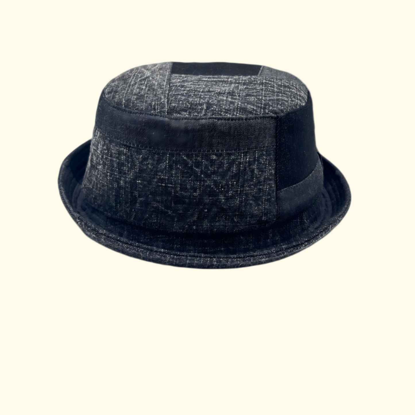 Washed Denim Wide Brim Fedora Hat – Retro Casual Breathable Unisex Sun Hat