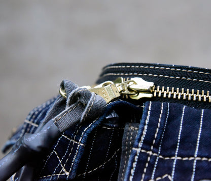 Washed Canvas Distressed Fanny Pack – Vintage 3-Way Chest Crossbody Unisex – Bags | japanese streetwear | vintage workwear | unisex | Yamalinclothes