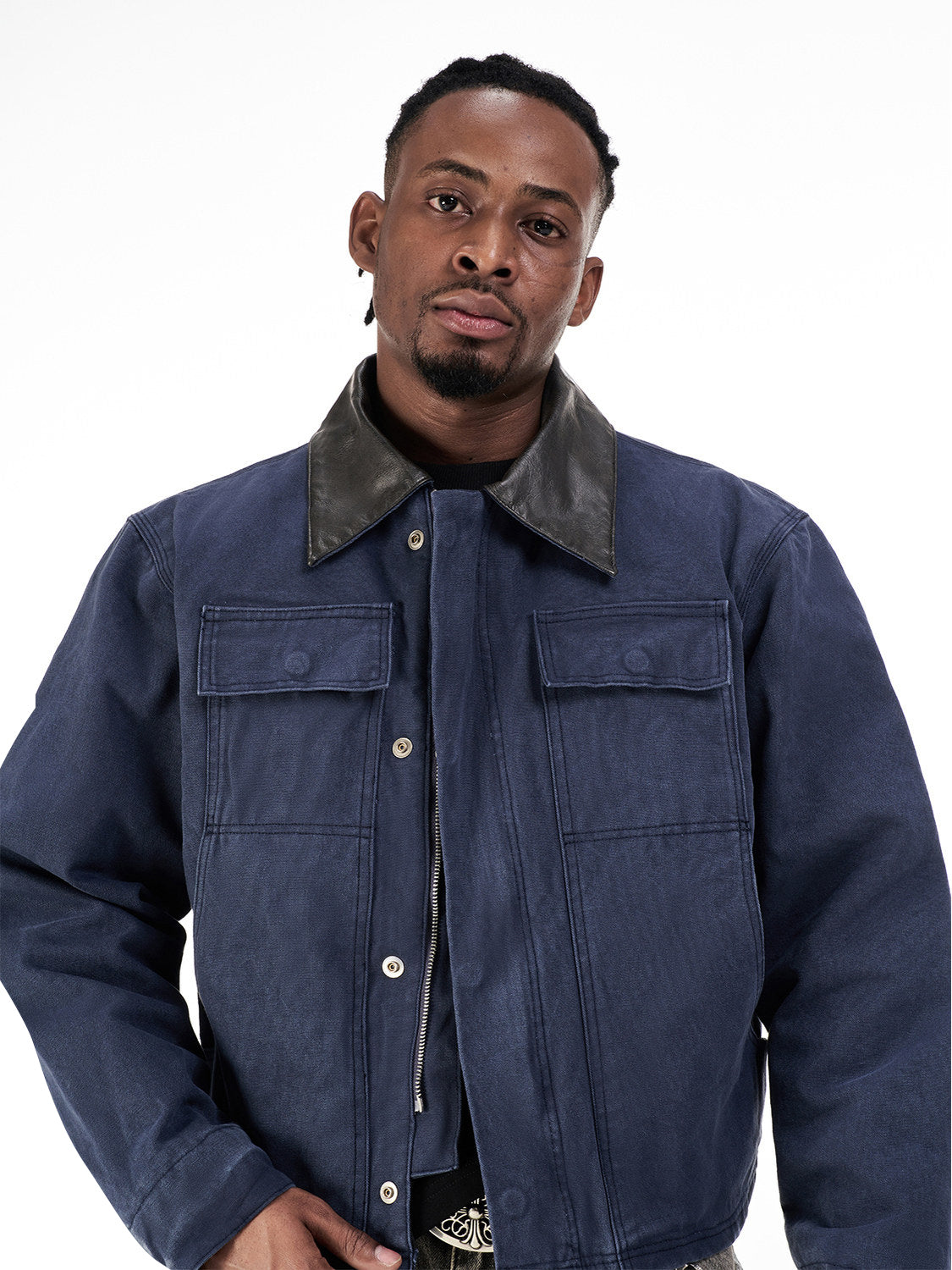 American Vintage Detroit Lapel Jacket – Loose Unisex Streetwear
