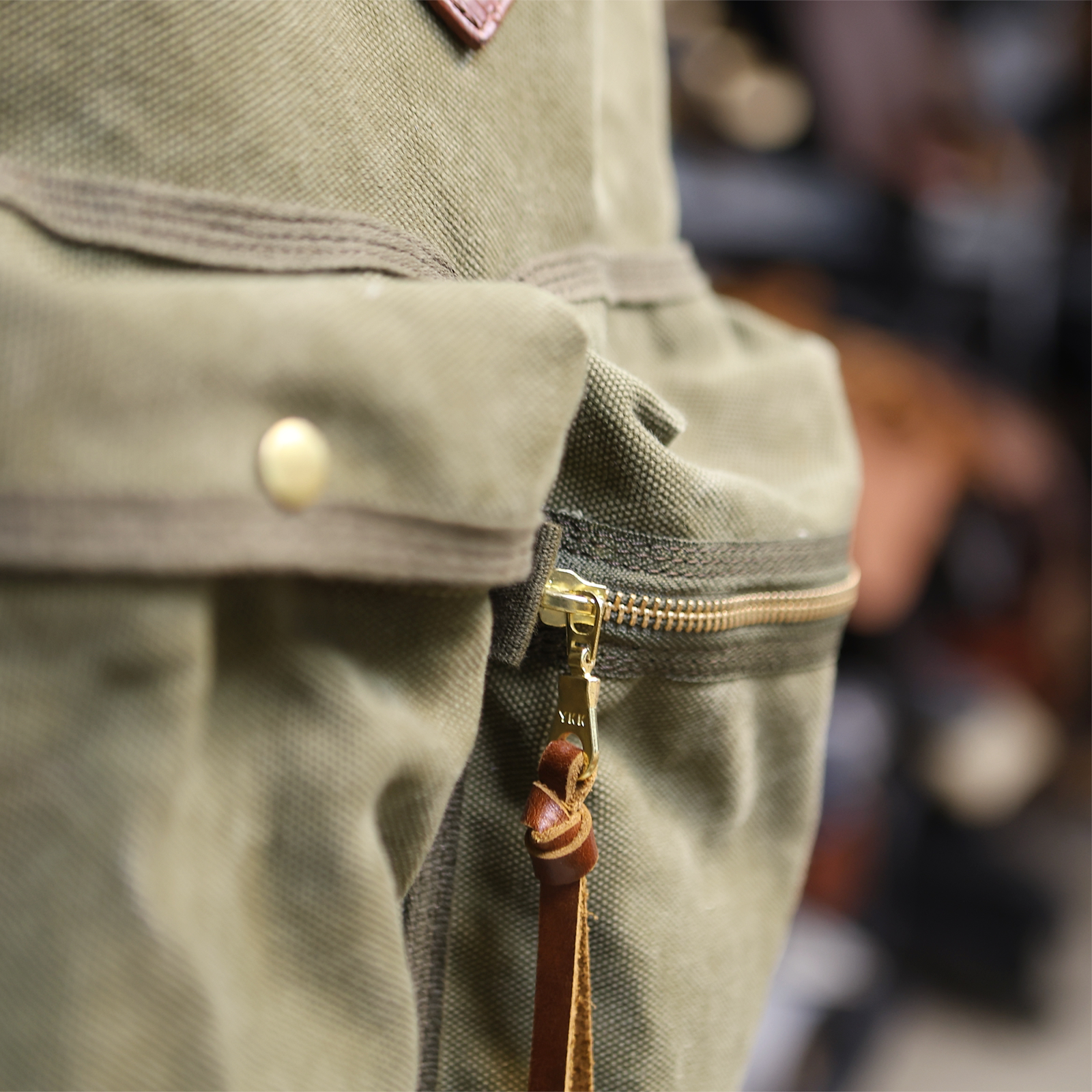WWII Military Canvas Backpack – 20oz Heavyweight Vintage – Japanese vintage | yamalin clothes | Yamalinclothes